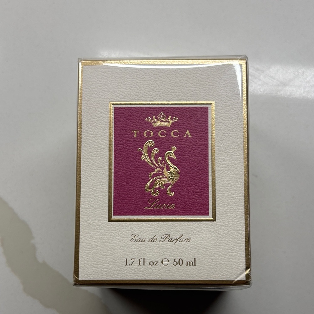 NEW IN BOX Tocca LUCIA Eau de Parfum with Gold and Pink Accents